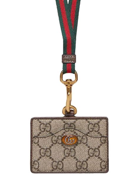 gucci lanyard id holder